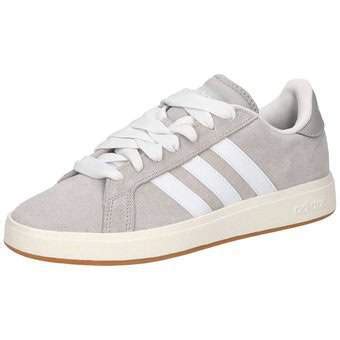 graue adidas schuhe damen mit fussbett|adidas Grand Court Base 00s Sneaker in grau.